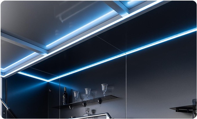 Built-in LED lighting