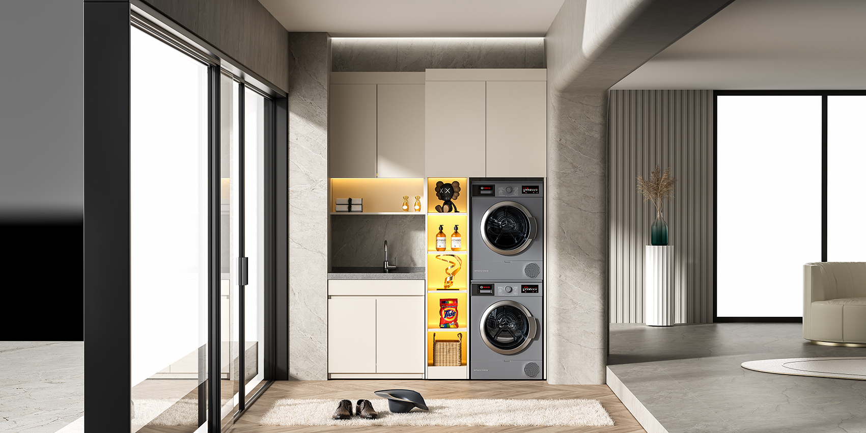 Balcony cabinet