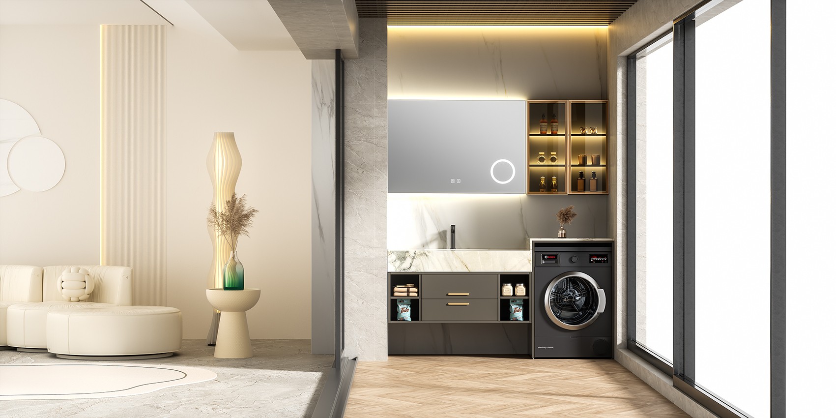 Balcony cabinet
